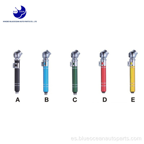 Medidores de neumáticos tipo lápiz de color vibrante para coche